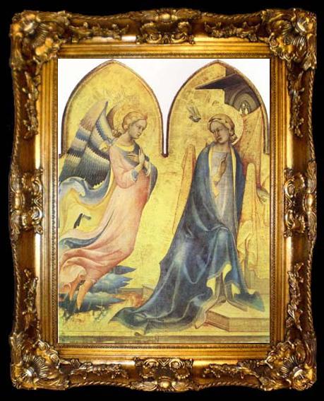 framed  Lorenzo Monaco The Annunciation (mk08), ta009-2